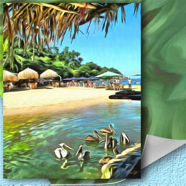 Poster River Meets Ocean 0330 Art Print (Créateur téléchargé)