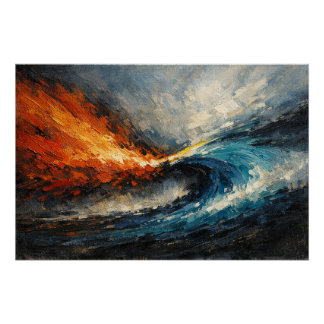 Poster River of Fire and Repose: Omizu-Okuri