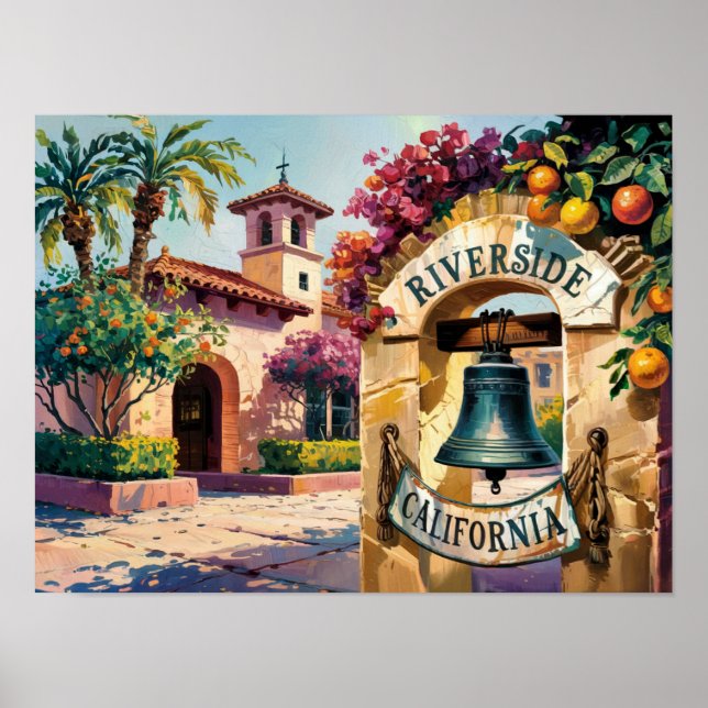 Poster Riverside California (Devant)