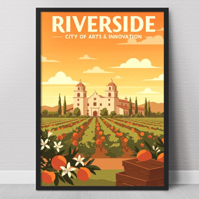 Poster Riverside Vintage (Créateur téléchargé)