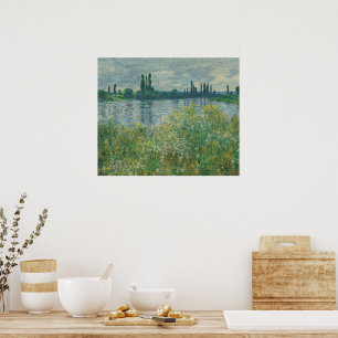 Poster Rives de la Seine par Claude Monet