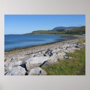 Poster Rives de Loch Broom, Ullapool, Ecosse
