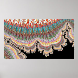 Poster Rives satellite Mer Noire Classy Fractal Art