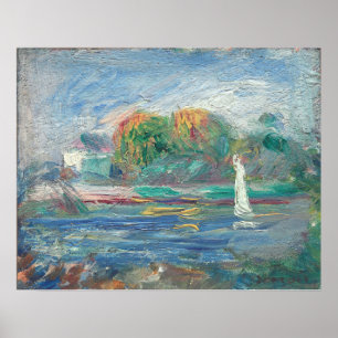 Poster Rivière Bleue - Auguste Renoir Art