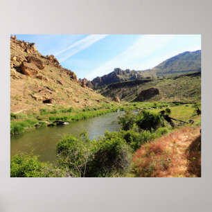 Poster Rivière Crooked, Oregon
