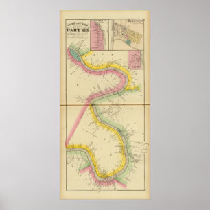 Poster Rivière et vallée de l'Ohio supérieur 11