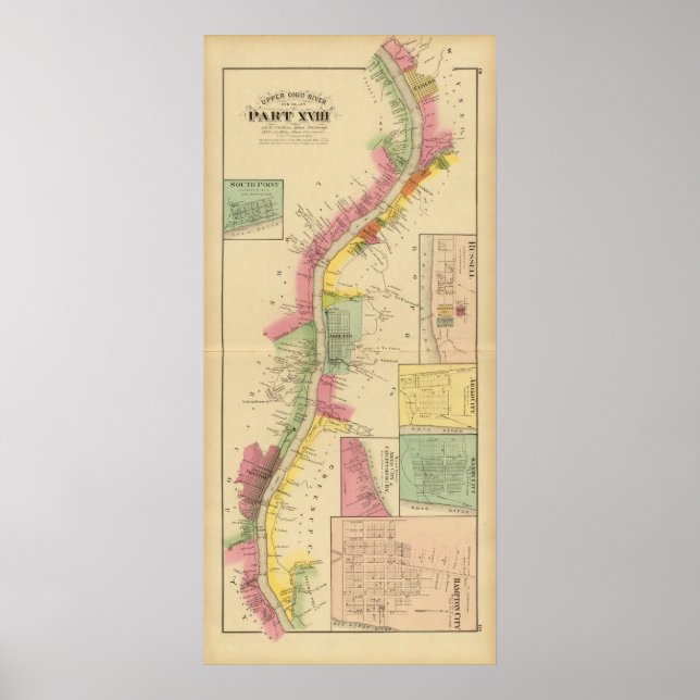 Poster Rivière et vallée de l'Ohio supérieur 6 (Devant)