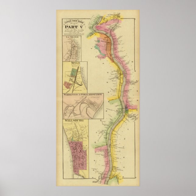 Poster Rivière et vallée de l'Ohio supérieur 7 (Devant)