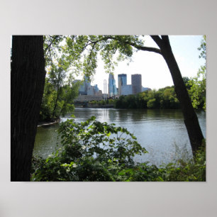 Poster Rivière Mississippi @ Minneapolis