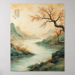 Poster Rivière Misty Mountain