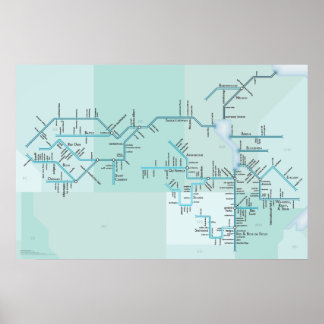 Poster Rivière Nelson et lac Winnipeg, 30 po x 20 po