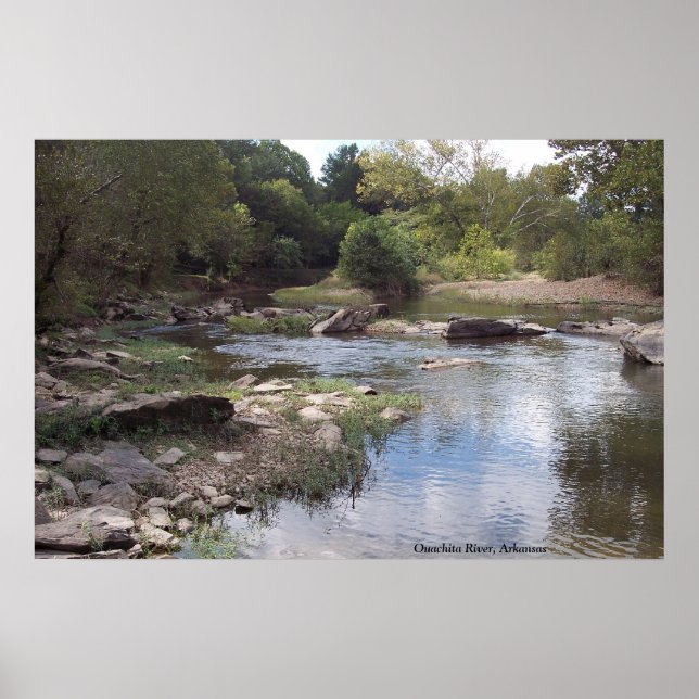Poster Rivière Ouachita à Oden, Arkansas (Devant)