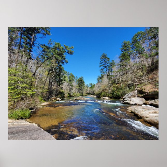 Poster Rivière pittoresque (Devant)