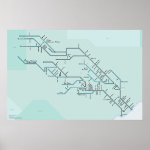 Poster Rivières de Brazos et de Colorado