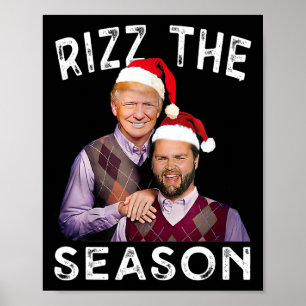 Poster Rizz La Saison Drôle Trump Vance Noël Père Noël
