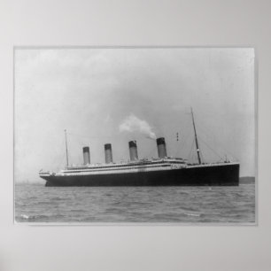 Poster RMS OLYMPIQUE - bateau de soeur titanique de