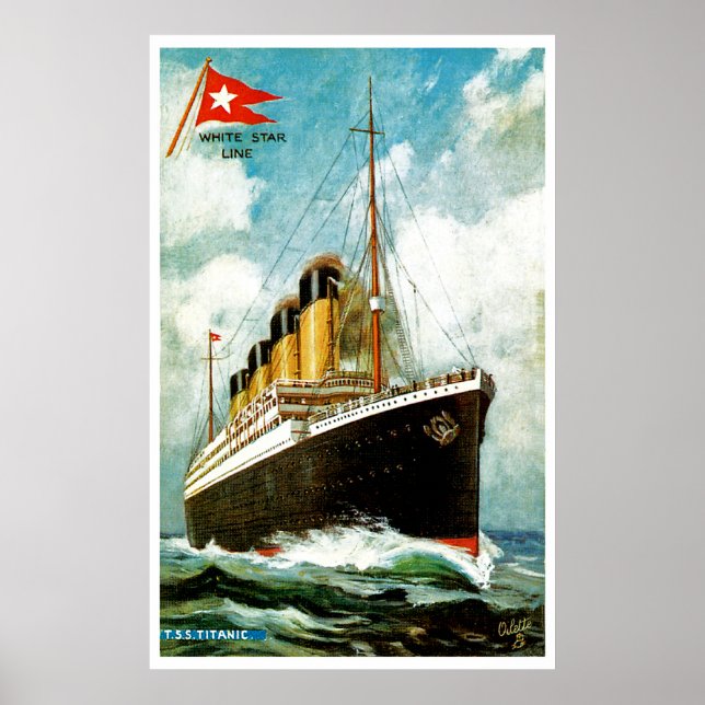 Poster RMS Titanic (Devant)