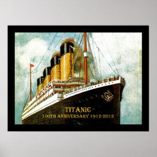 Poster RMS Titanic 100e anniversaire Archival