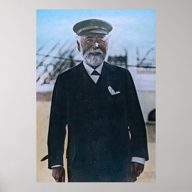 Poster RMS Titanic Capitaine Edward John Smith (Devant)