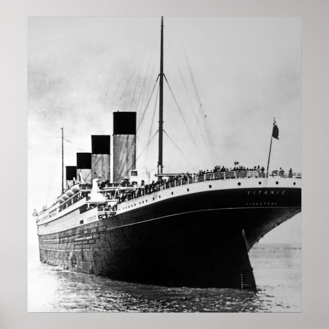 Poster RMS Titanic sortant (Devant)