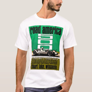 Poster Road America 500, Elkhart lake, Wisconsin T-Shirt