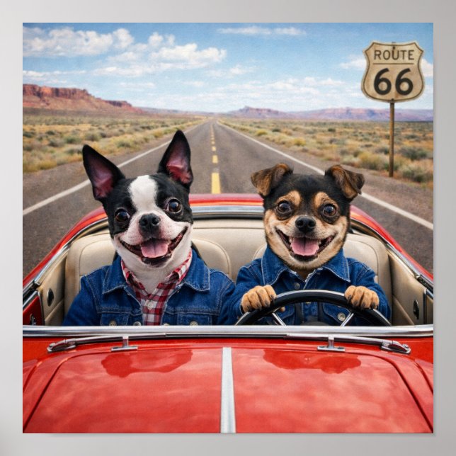 Poster "Road Trip" (Devant)