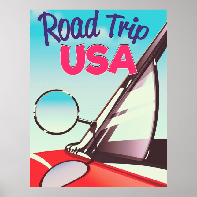 Poster Road Trip USA (Devant)