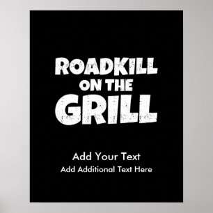 Poster Roadkill on The Grill - Funny BBQ Party
