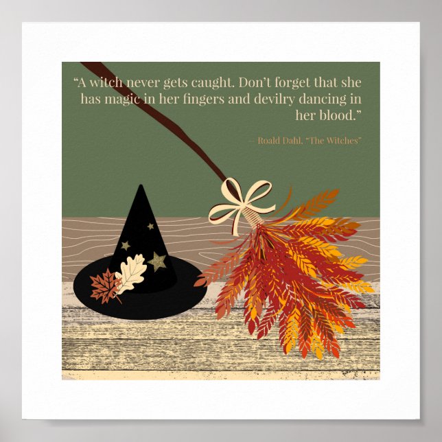 Poster Roald Dahl cite : The Witches (Devant)
