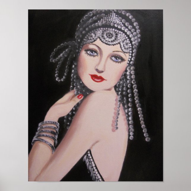 Poster Roaring Twenties Gal (Devant)