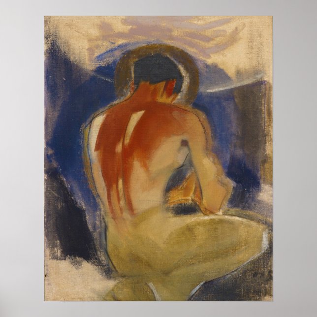 Poster Robber à la porte du Paradis Helene Schjerfbeck (Devant)