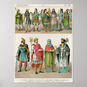 Poster Robe anglo-saxonne