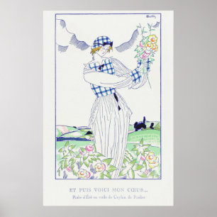 Poster Robe d'été à Ceylan par Charles Martin (1920)