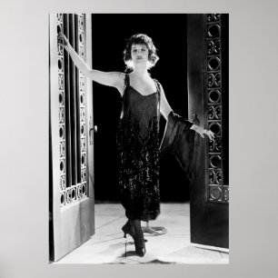 Poster Robe fabuleuse à papier : années 1920