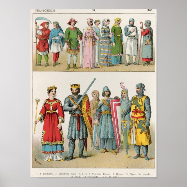 Poster Robe française (Devant)