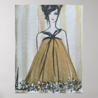 Poster Robe poupée bébé