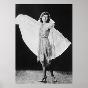 Poster Robe style Flapper, années 1920