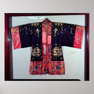 Poster Robe taoïste avec Tai Chi Yin et Yang