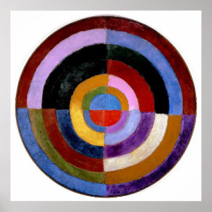 Poster Robert Delaunay Peinture classique d'art Abstrait