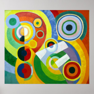 Poster Robert Delaunay Rhythm, Joie de la vie