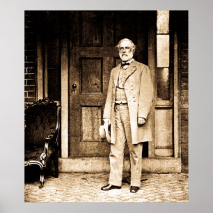 Poster Robert E. Lee Vintage Mathew Brady