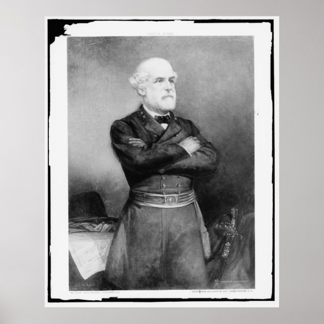 Poster Robert Edward Lee Photo de John Adams Elder (Devant)