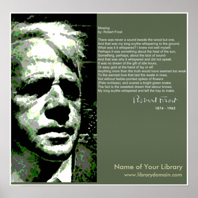 Poster Robert Frost (Devant)