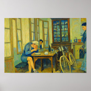 Poster Robert Jacquinot Tour Étape 5 Pause 1922