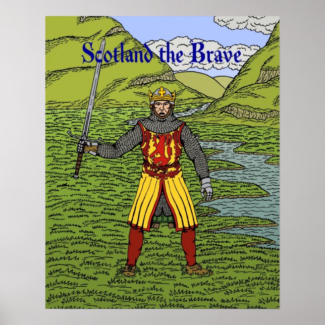 Poster Robert le Bruce Écosse la Brave (Devant)