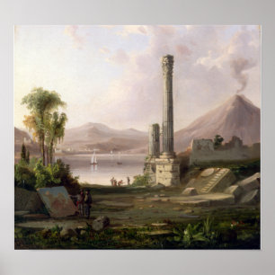 Poster Robert S. Duncanson Pompeii