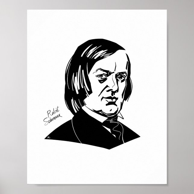 Poster Robert Schumann (Devant)