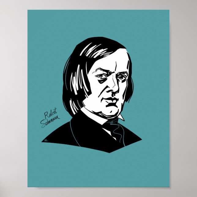 Poster Robert Schumann (Devant)