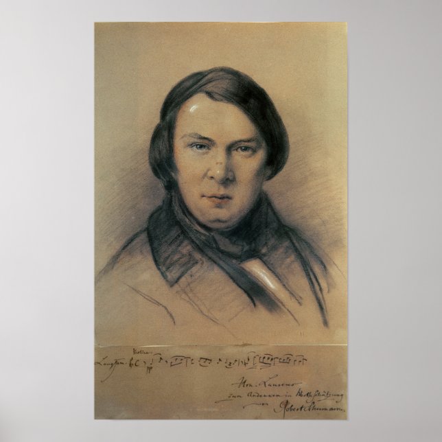 Poster Robert Schumann 1853 (Devant)