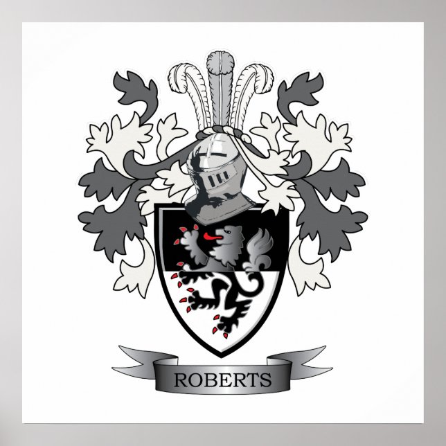 Poster Roberts Family Crest (Devant)